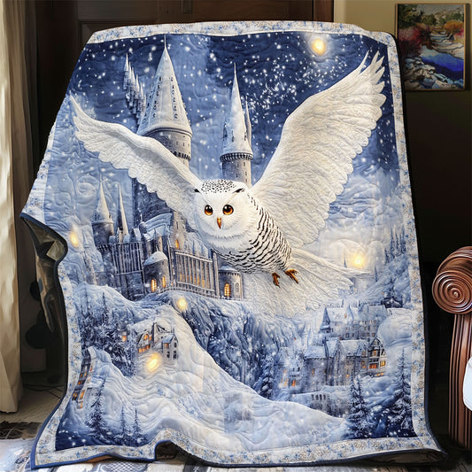 Midnight Snow Owl WY1001185CL Quilt