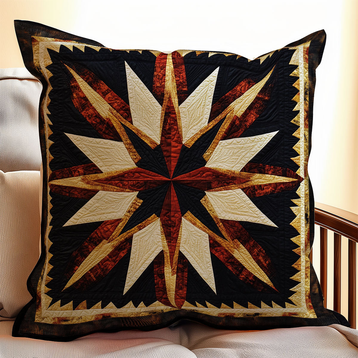 Native American Star WX1302323CL Quilt Pillow Case