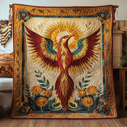 Native Phoenix And Sunflower WY1507049CL Quilt