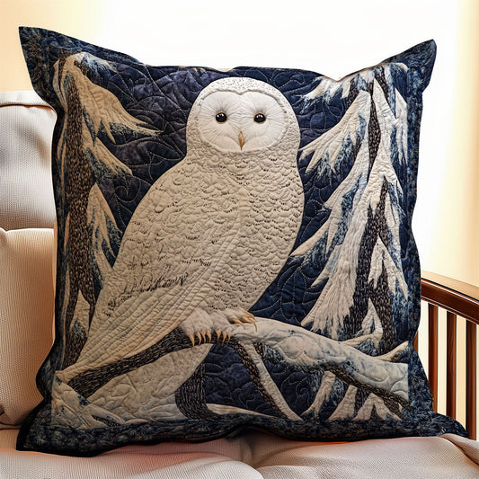 Owl Winter WX2101092CL Quilt Pillow Case