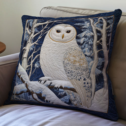 Owl Winter WX2101093CL Quilt Pillow Case