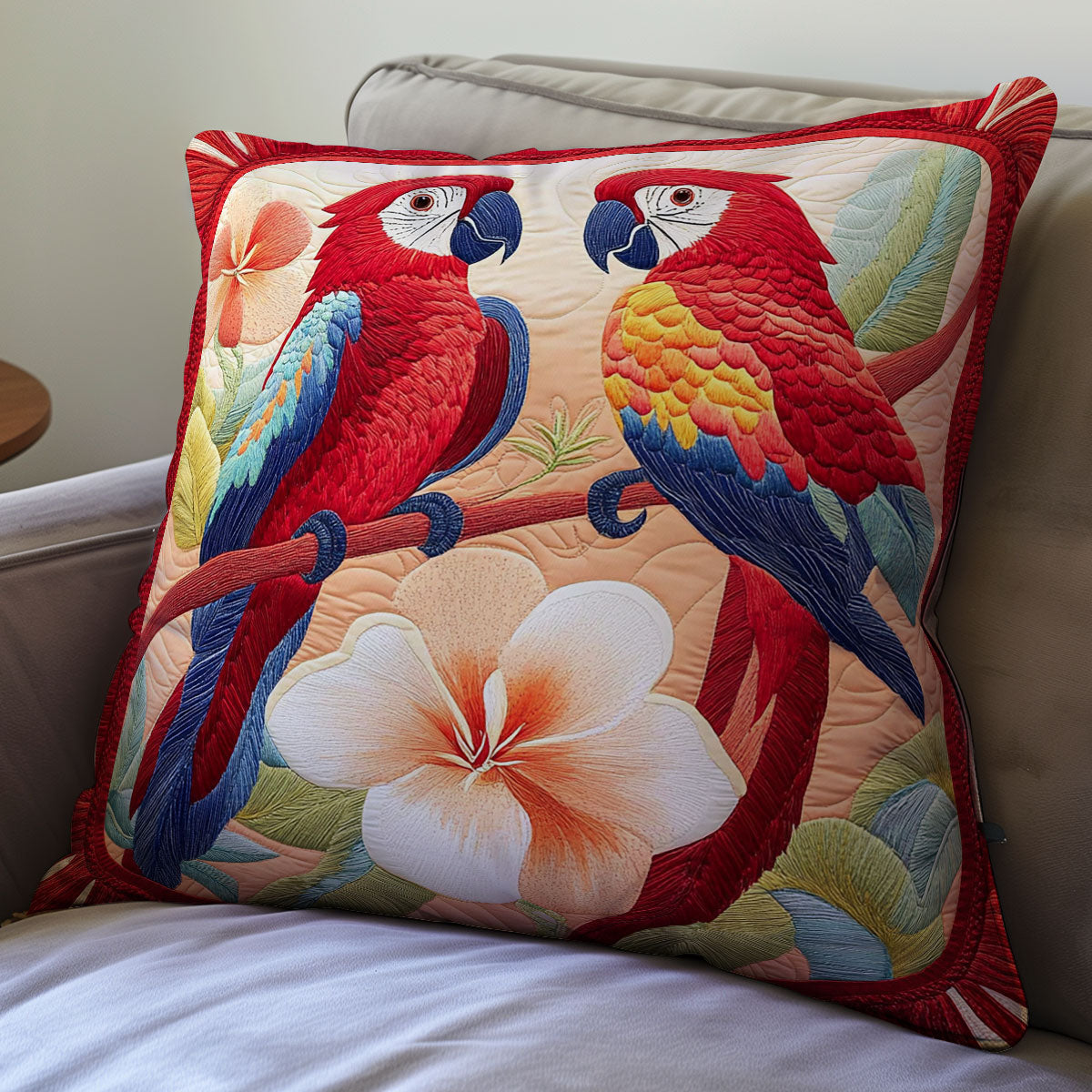 Parrot WX0501153CL Quilt Pillow Case