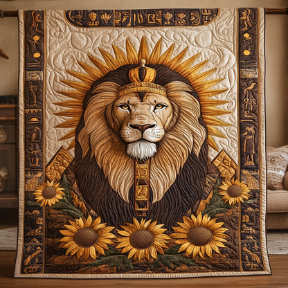 Pharaoh Lion And Sunflower WY1507045CL Quilt