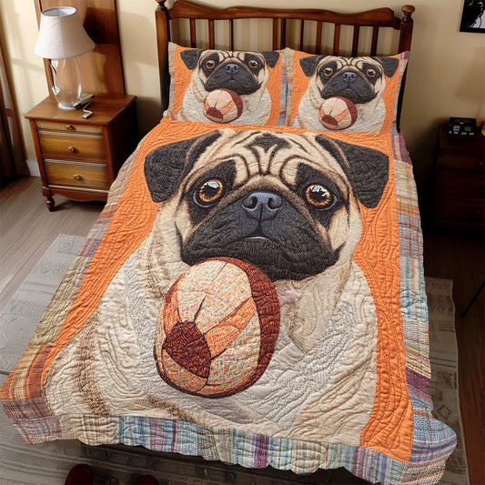 Pug Ball WX1812081CL Duvet Cover Set