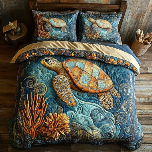 Sea Turtle WJ1903043CL Duvet Cover Set