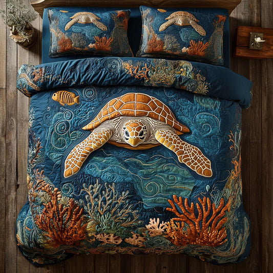 Sea Turtle WJ2003060CL Duvet Cover Set