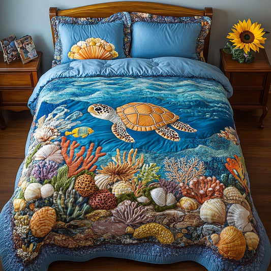 Sea Turtle WJ2003061CL Duvet Cover Set