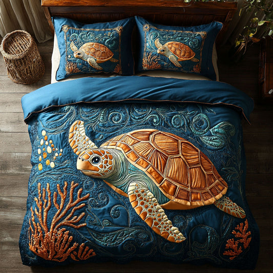 Sea Turtle WJ2103053CL Duvet Cover Set