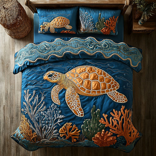 Sea Turtle WJ2203060CL Duvet Cover Set