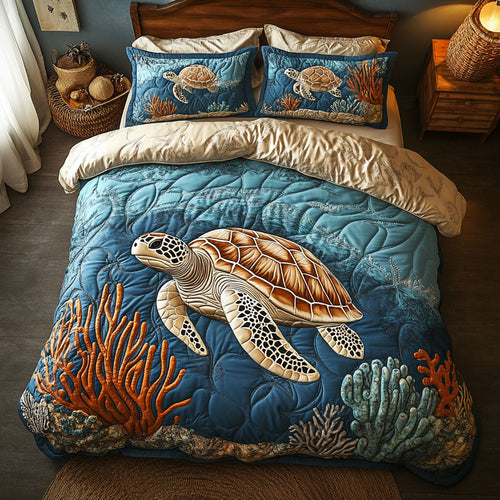 Sea Turtle WJ2802070CL Duvet Cover Set