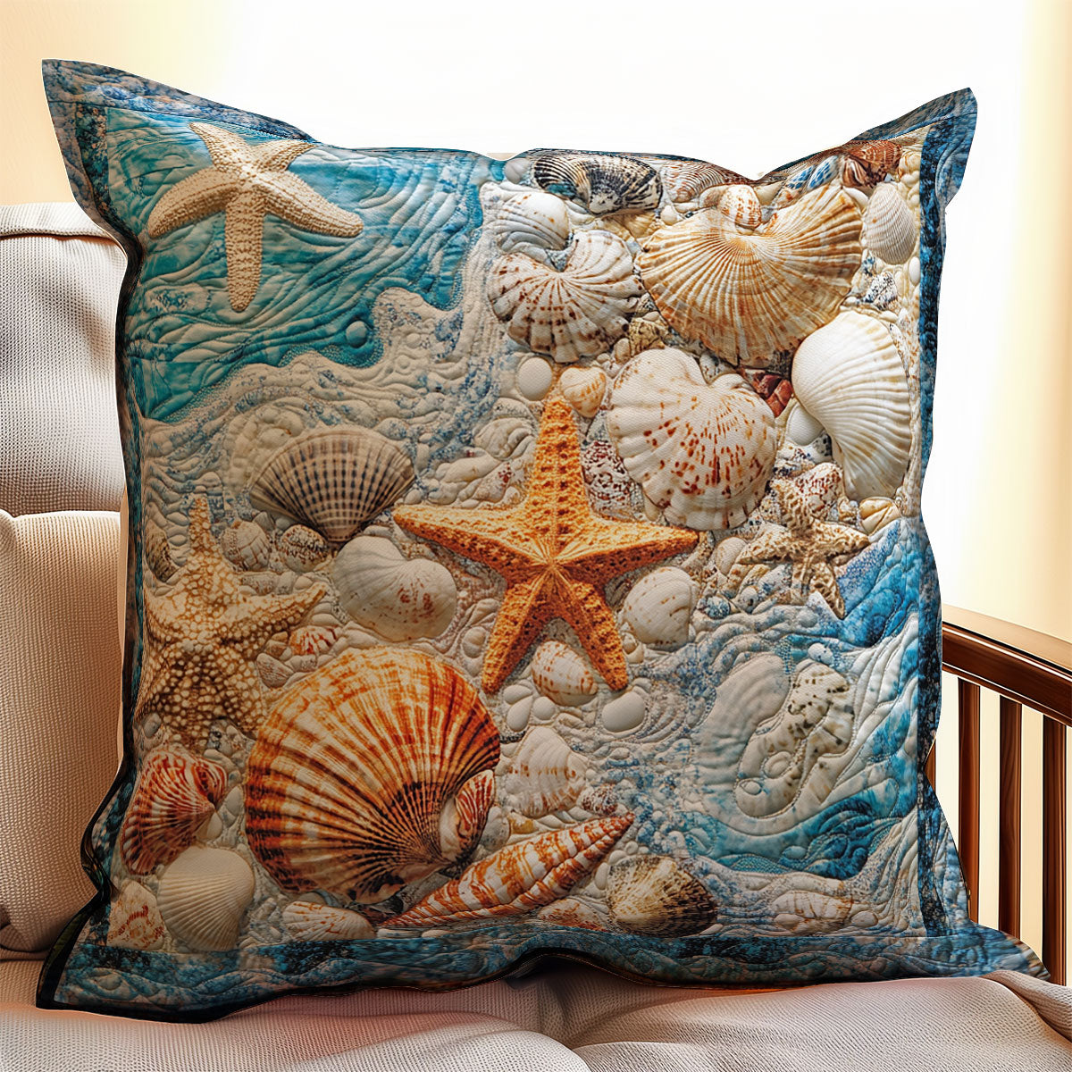 Seashell WX1302359CL Quilt Pillow Case