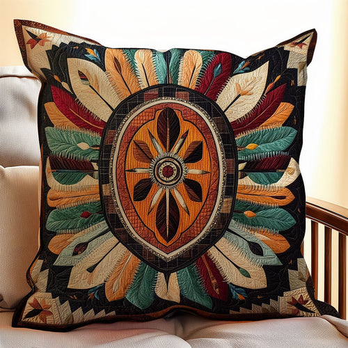 Shield Native American WX0602173CL Quilt Pillow Case