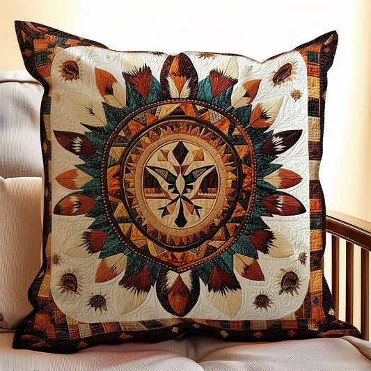 Shield Native American WX0602181CL Quilt Pillow Case