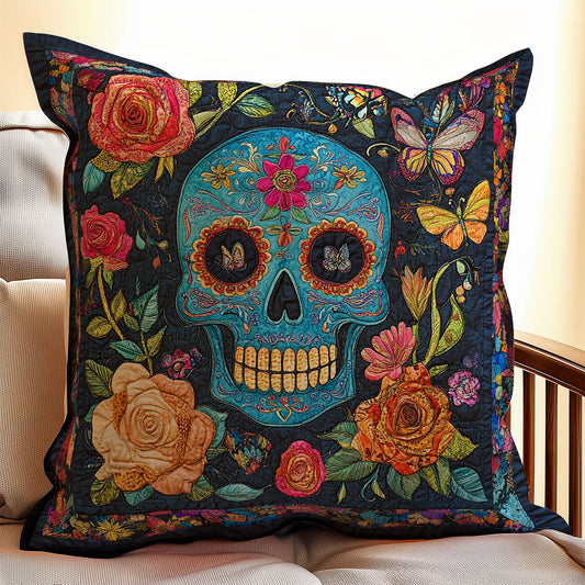 Skull Day Of The Dead WX1302362CL Quilt Pillow Case