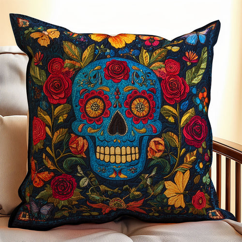 Skull Day Of The Dead WX1302363CL Quilt Pillow Case