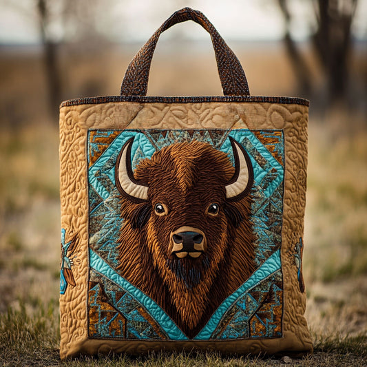 Skyland Bison WN2409059CL Quilted Tote Bag