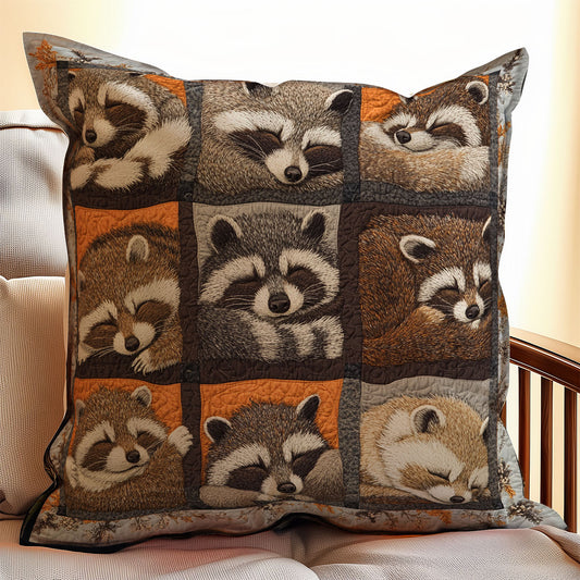 Sleeping Raccoon WX1902100CL Quilt Pillow Case