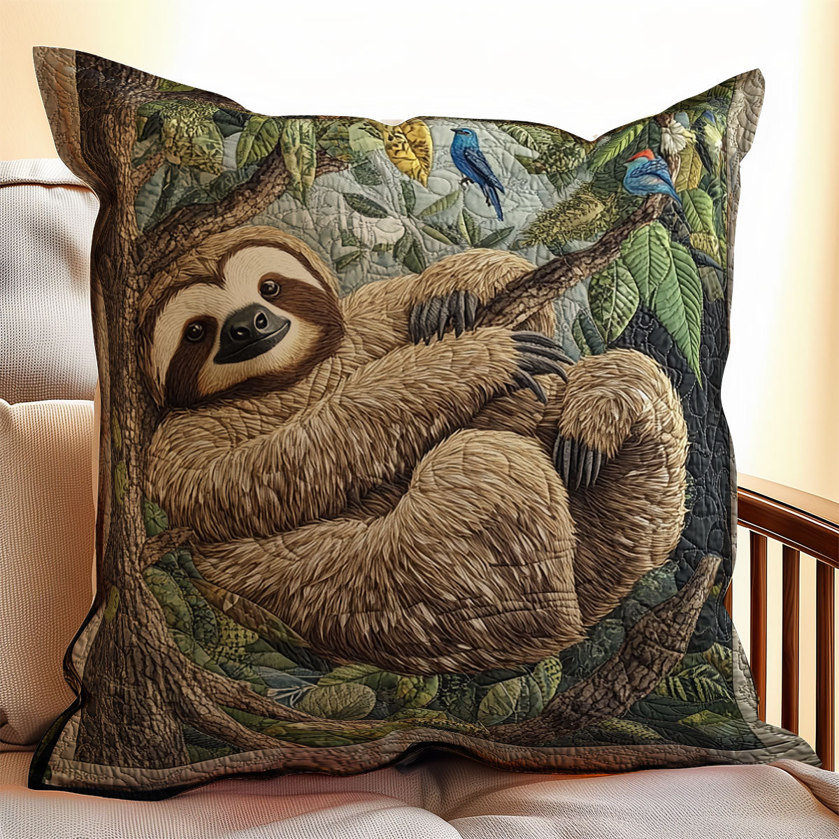 Sloth WX0802185CL Quilt Pillow Case