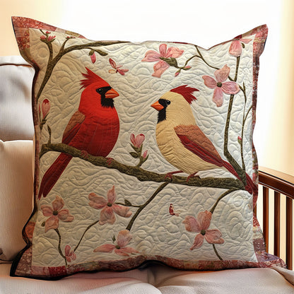 Spring Cardinal WX1902114CL Quilt Pillow Case