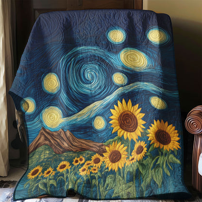 Starlit Sunflower Field CW2006048CL Quilt