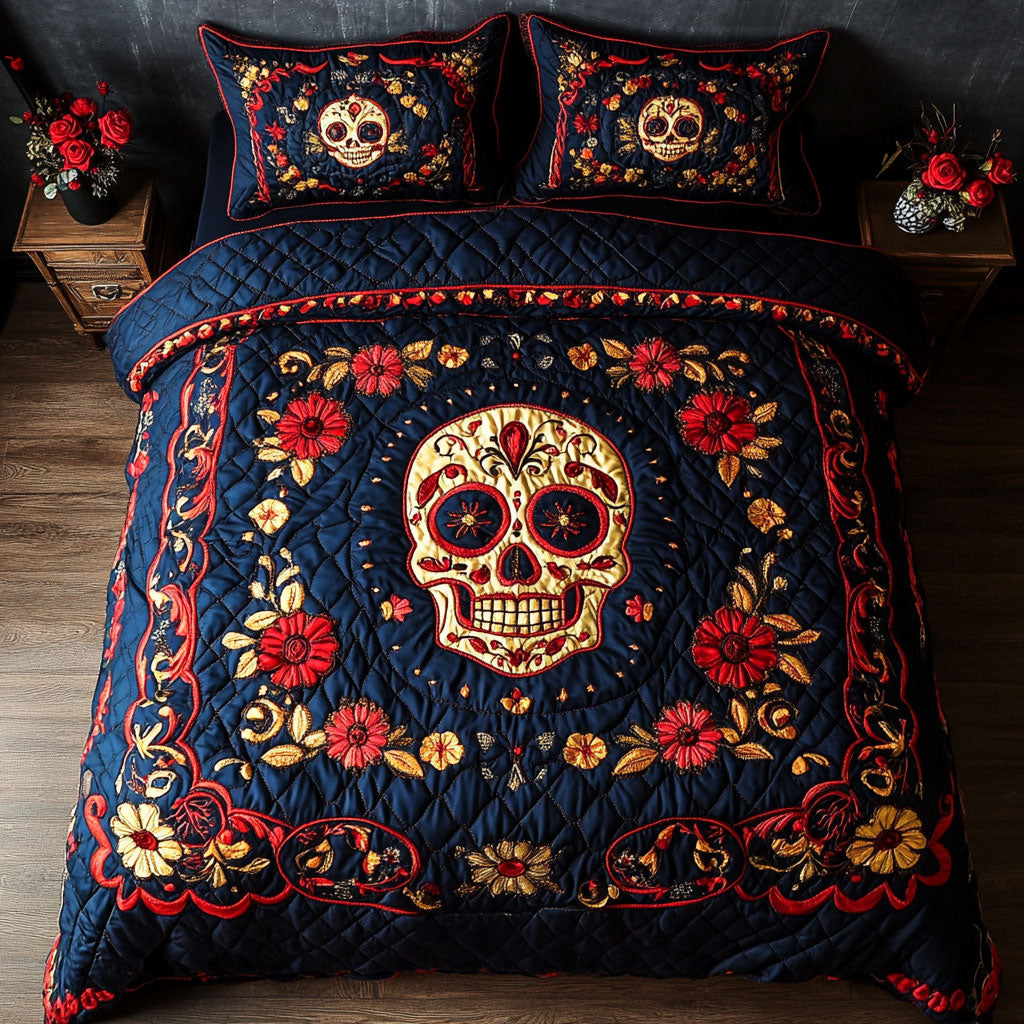 Sugar Skull WJ1003047CL Duvet Cover Set