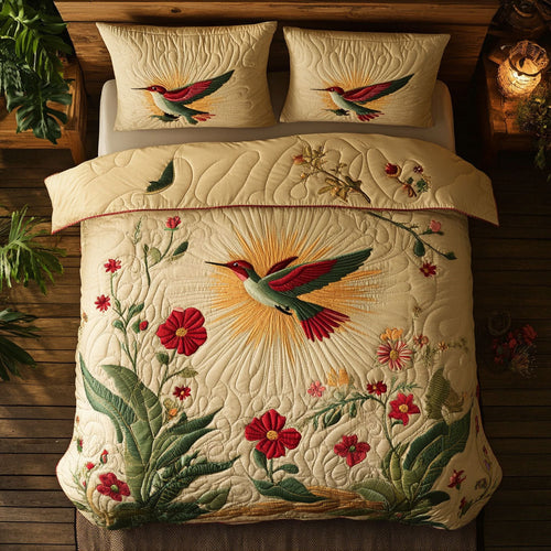 Sunburst Hummingbird WJ0702065CL Duvet Cover Set