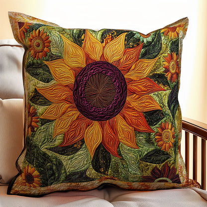 Sunflower Blooming WX2101096CL Quilt Pillow Case