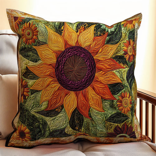 Sunflower Blooming WX2101096CL Quilt Pillow Case