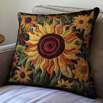 Sunflower Blooming WX2101098CL Quilt Pillow Case