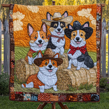 Sunset Corgi WN2802085CL Quilt