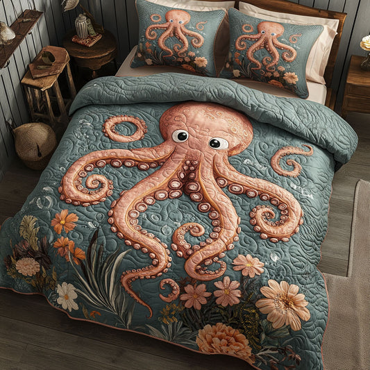 Tentacles in Bloom WJ2802077CL Duvet Cover Set