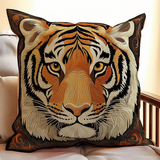 Tiger Portrait WX0501162CL Quilt Pillow Case