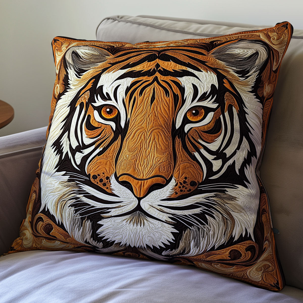 Tiger Portrait WX0501163CL Quilt Pillow Case