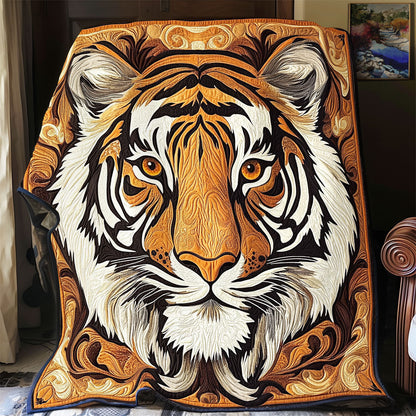 Tiger Portrait WX0502080CL Quilt