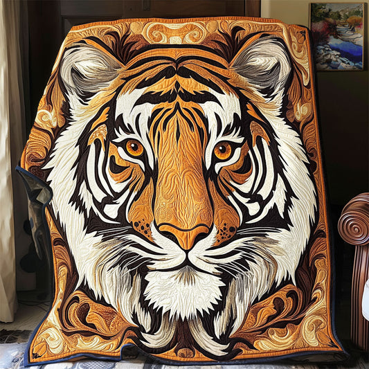 Tiger Portrait WX0502080CL Quilt