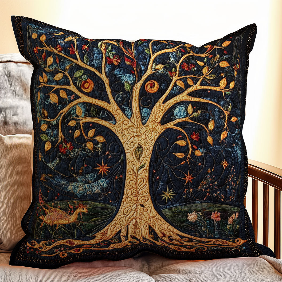 Tree Of Life WX1302373CL Quilt Pillow Case