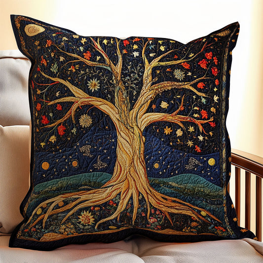 Tree Of Life WX1302378CL Quilt Pillow Case