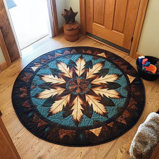 Tribal Mandala CM2403018CL Quilted Round Mat