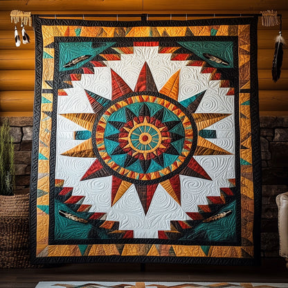 Tribal Arrowhead Triangle WY1507039CL Quilt