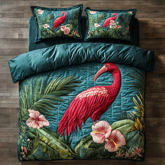 Tropical Scarlet Ibis WJ0802070CL Duvet Cover Set