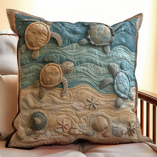 Turtle Sea WX1902135CL Quilt Pillow Case