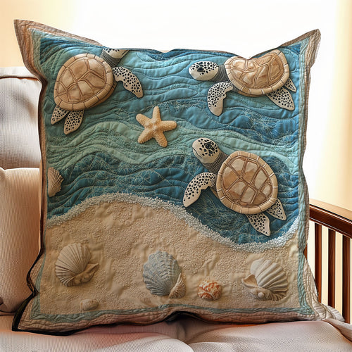 Turtle Sea WX1902137CL Quilt Pillow Case