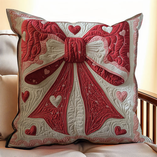 Valentine Bow WX0802208CL Quilt Pillow Case