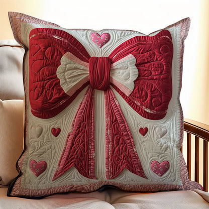 Valentine Bow WX0802209CL Quilt Pillow Case