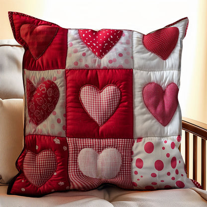 Valentine Heart WX1302382CL Quilt Pillow Case