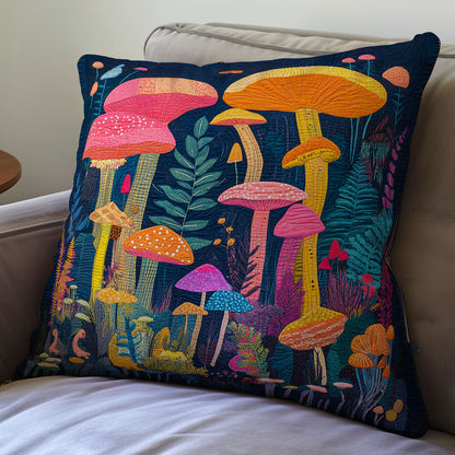 Vibrant Mushroom WX2101104CL Quilt Pillow Case