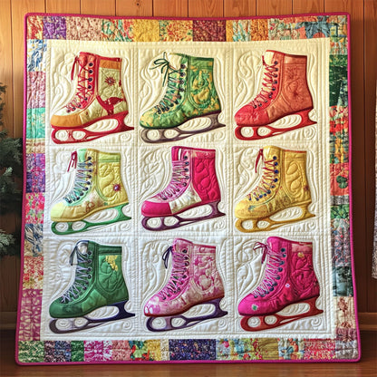 Vintage Ice Skate WJ1102023CL Quilt