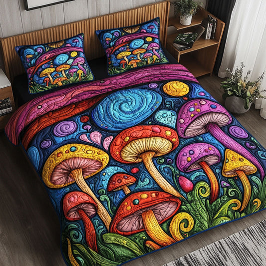 Whimsical Mushroom WJ0503030CL Duvet Cover Set