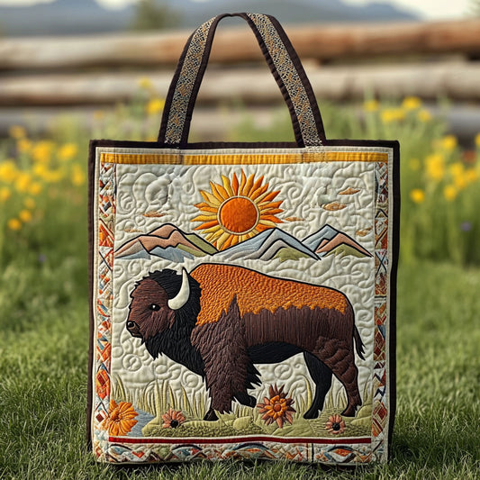 Wildpath Bison WN2409068CL Quilted Tote Bag