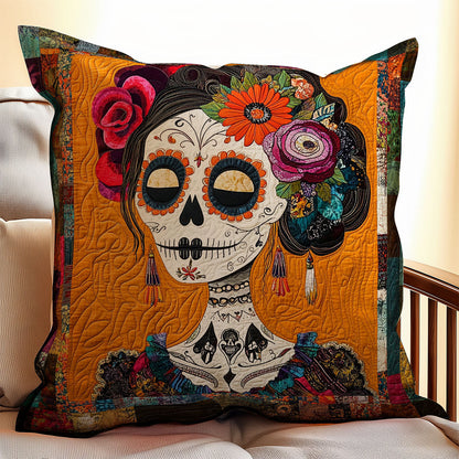 Woman Day Of The Dead WX1302403CL Quilt Pillow Case